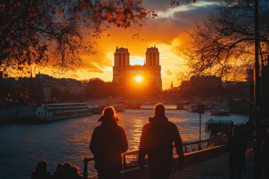 Le Marché de Noël de Notre-Dame : un décor féérique au bord de la Seine