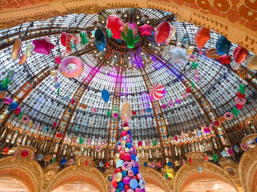 Shopping de Noël dans les Grands Magasins